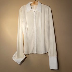 TAHARI BUTTON DOWN BLOUSE